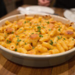 Delicious homemade Cracker Barrel Macaroni and Cheese ready to serve.