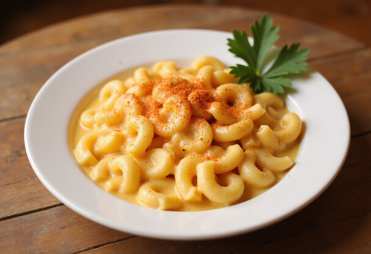 Delicious homemade Cracker Barrel Macaroni and Cheese served in a bowl.