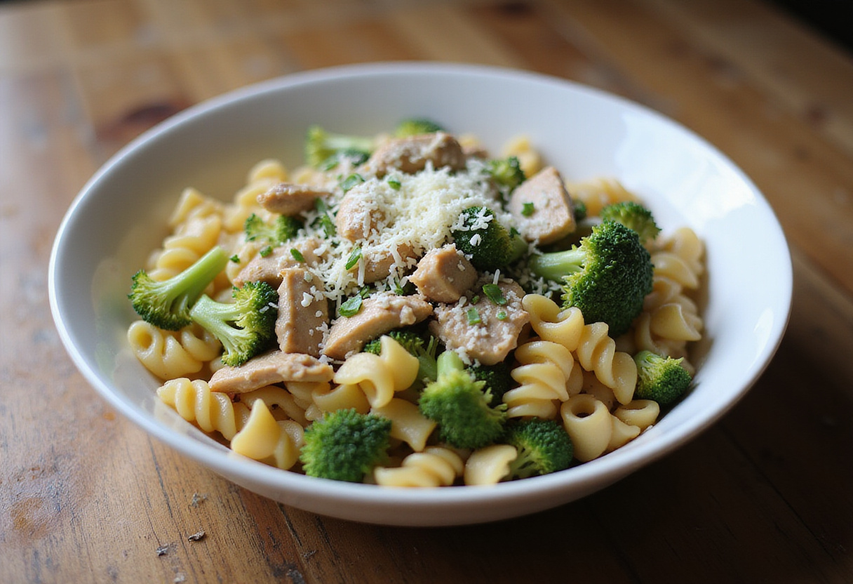 How to Make Chicken and Broccoli Pasta: Combining pasta, chicken, and broccoli with a creamy sauce for rich flavors.