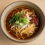 A stunning display of the best and easy saucy ramen noodles, showcasing a flavorful and visually appealing meal.